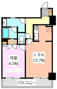 グローリオタワー巣鴨【2階】の間取り