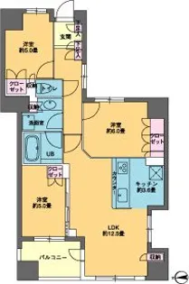 カスタリア東日本橋【5階】の間取り