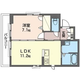 マーヴェレッツ【2階】の間取り
