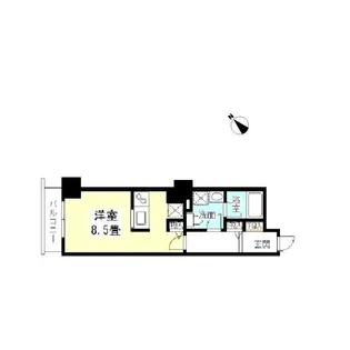 TKフラッツ渋谷【8階】の間取り