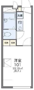 レオパレス大貫【1階】の間取り