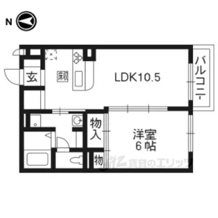 インテグラルフラッツ【2階】の間取り