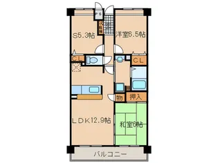 グランKSジオ【2階】の間取り