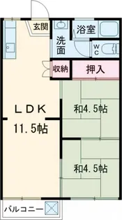 石津ハイツ【2階】の間取り