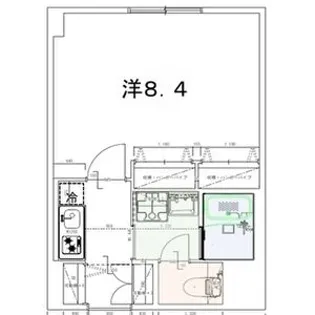 フィオーレ都島北【7階】の間取り