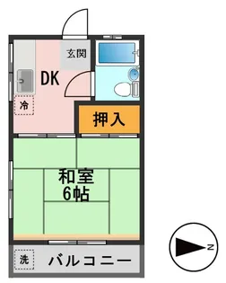 浅川荘【2階】の間取り