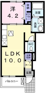 カプリ【1階】の間取り