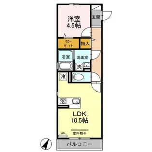 アンラージュ【3階】の間取り