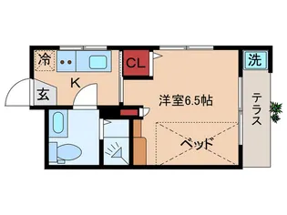 パルスコートI【1階】の間取り