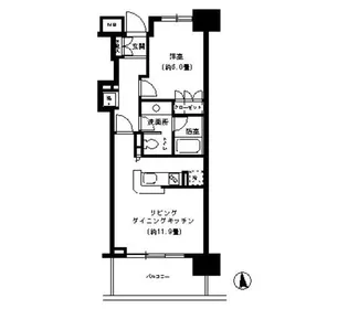 東京都港区芝3【マンション】の外観