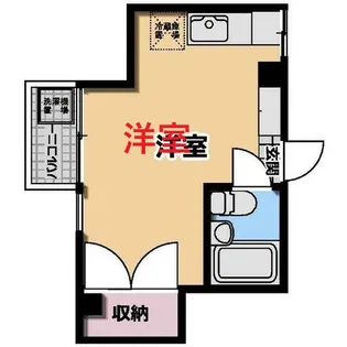 鯨岡マンション【2階】の間取り