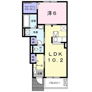 アイブリーズ【1階】の間取り