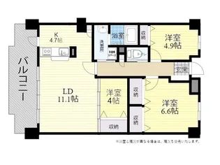 ステイブル城南【4階】の間取り