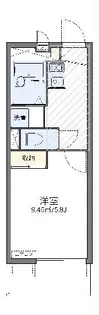 レオパレスオクシム【2階】の間取り