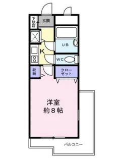 FRESCA代々木上原【2階】の間取り