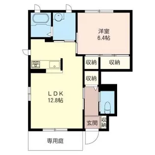 アヴニール彩【1階】の間取り