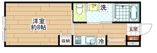 Topaz一条【1階】の間取り