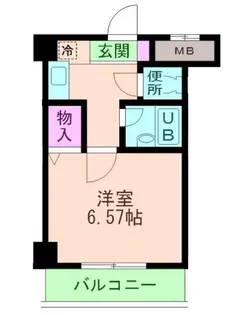 メゾンケイティーエス【5階】の間取り