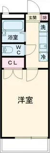 エステートピア吉川【1階】の間取り