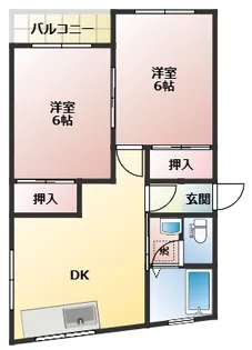 メゾンカトウ【3階】の間取り