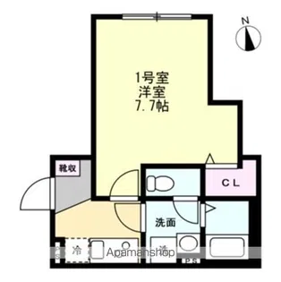 ベイルーム川崎小田栄Fragancia【3階】の間取り