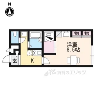 レオパレスT&T【1階】の間取り