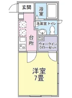 レナラ北沢【1階】の間取り