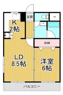 エーデルハイム船原【3階】の間取り