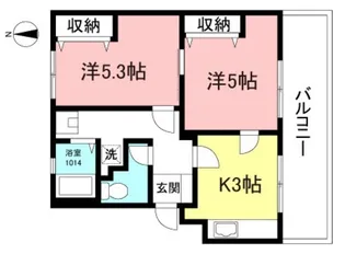 アポロサンガーデン【2階】の間取り