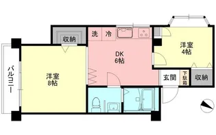 カシワ三都ヴィラ【3階】の間取り