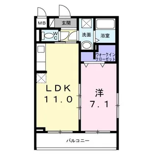 クレタ大山金井町【3階】の間取り