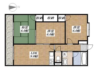KKビル【2階】の間取り