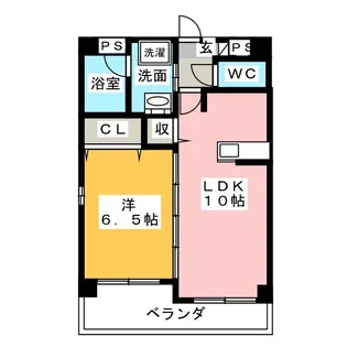 サン・friends勝川【2階】の間取り