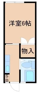 ささせハイム【1階】の間取り