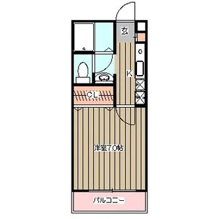 ボーヴォワール【1階】の間取り