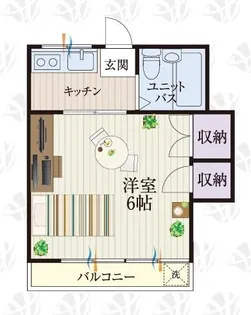 b’CASA鴻巣re-born【2階】の間取り