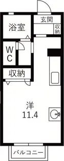 グランディールA【1階】の間取り