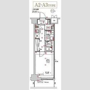 MAXIV住吉【5階】の間取り