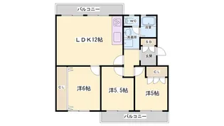 ピアン自由が丘1号棟【2階】の間取り