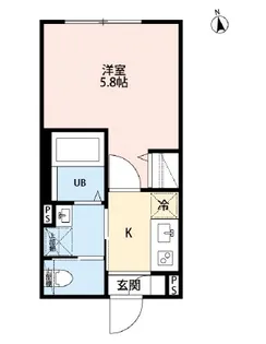 robot home 三河島【2階】の間取り