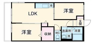 リューメ橋本【3階】の間取り