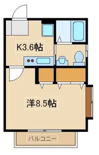 エストウペンダ幸町II【1階】の間取り