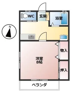 ブランノワール【2階】の間取り