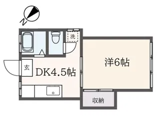 東泉一寮【1階】の間取り