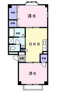サンライフII【1階】の間取り