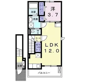キャンティス レイジー【2階】の間取り