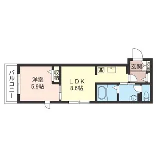 ラ・プレス駒込【1階】の間取り