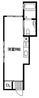 ヴィラセコンディ【2階】の間取り