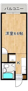 ハイツオカモト【2階】の間取り