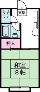 メゾンドツナ【1階】の間取り